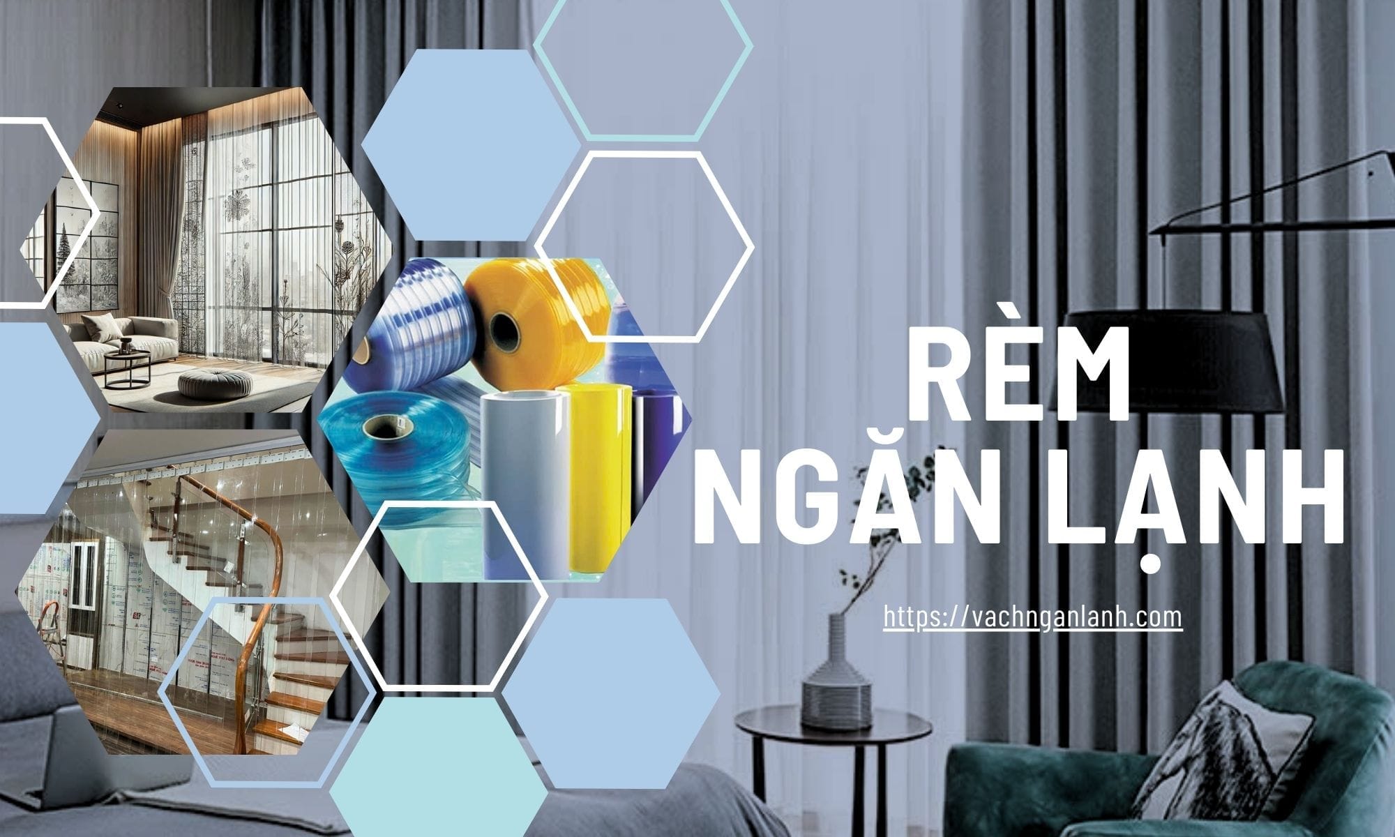 rèm ngăn lạnh điều hòa