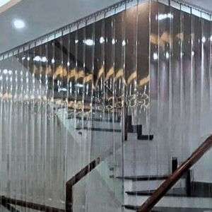 Rèm ngăn điều hòa khu vực lối lên cầu thang để tránh thất thoát nhiệt