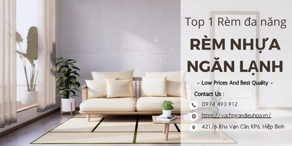 Top 1 rèm đa năng - rèm nhựa ngăn lạnh, giải pháp làm mát hiệu quả