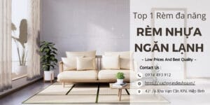 Top 1 rèm đa năng - rèm nhựa ngăn lạnh, giải pháp làm mát hiệu quả