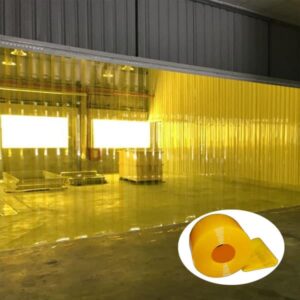 Rèm điều hòa màu vàng