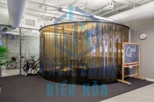 Rèm ngăn điều hòa ở quán Cafe