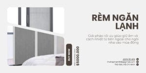 rèm ngăn lạnh điều hòa cho mùa đông