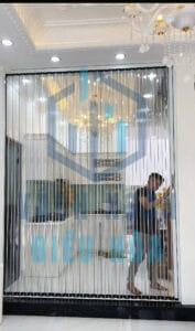 Cửa xếp lá nhựa trong suốt