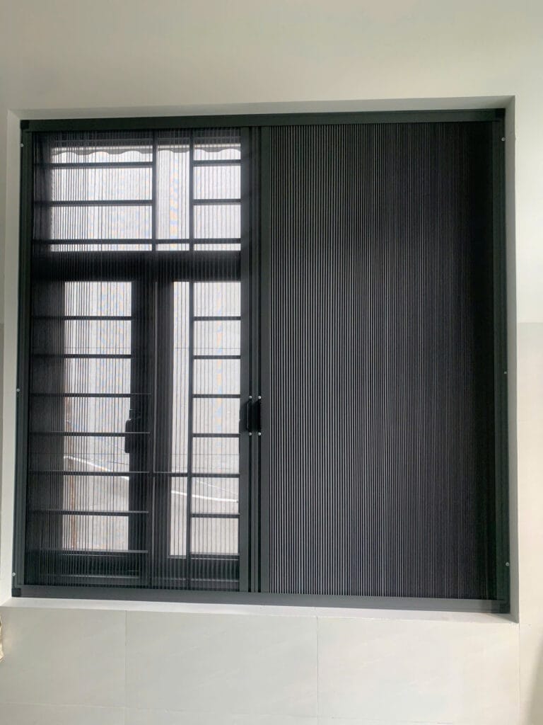 Cửa lưới chống muỗi có thiết kế hiện đại, thẩm mỹ