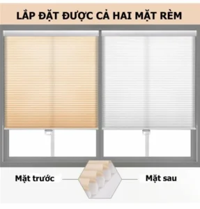 lắp rèm cửa được hai mặt